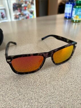 Costa Tortoiseshell Sunglasses with gold  Mirrored Lenses